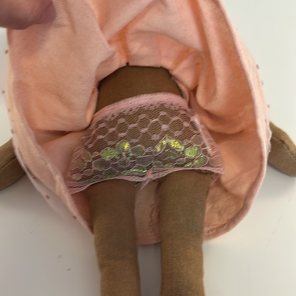 Animal Adventures Plush Girl Doll in Cute Pink Dress - Picture 5 of 9